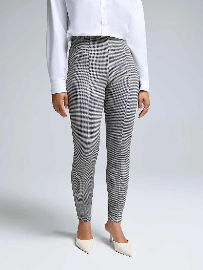 Houndstooth Skinny Pants