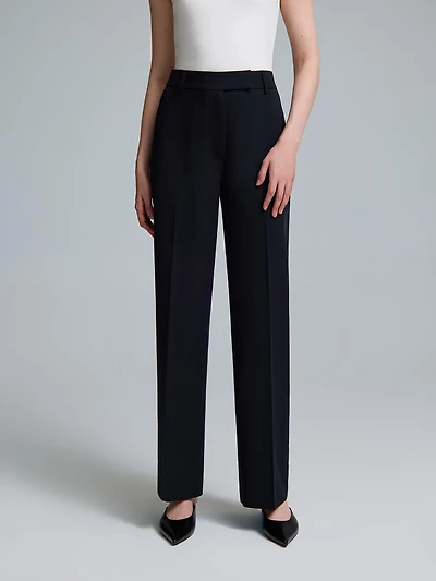 Twill Straight Leg Pants
