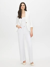 Blazer à manches retroussées