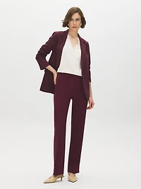 Cuff Open-Front Blazer