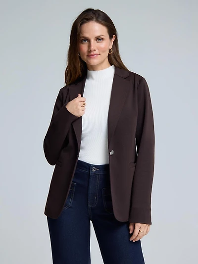 Blazer à un bouton