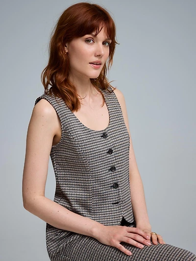 Veste courte en jacquard