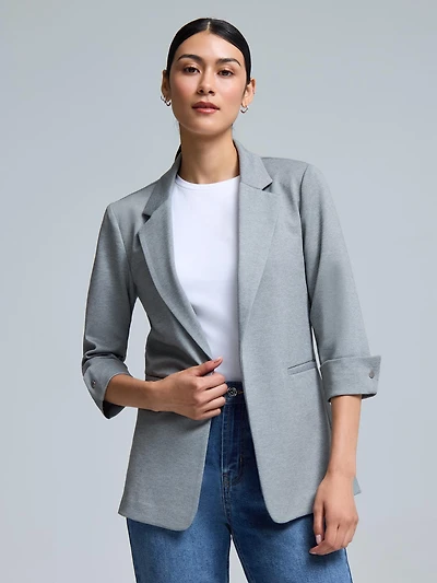 Open-Front Blazer