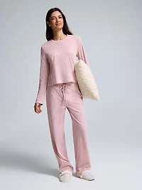 Waffle Knit Pajama Set