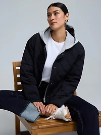 Hooded Quilted Jacket