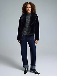 Short Faux Fur Jacket