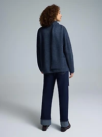 Duster Cardigan With Scarf