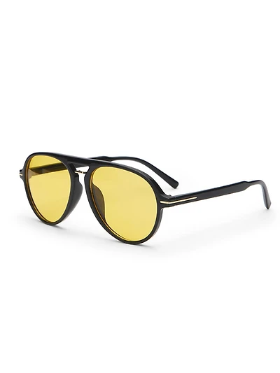 Lunettes de soleil surdimensionnées à verres teintés