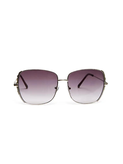Metal Aviator Sunglasses