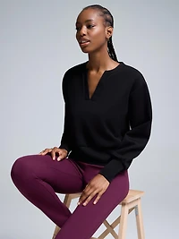 Embellished Cloud Fleece Cropped Sweatshirt