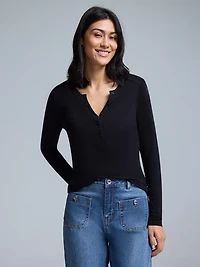 Haut Henley en jersey