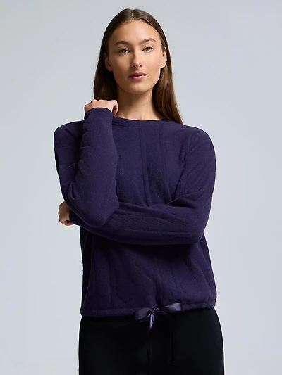 Cable Knit Jacquard Top