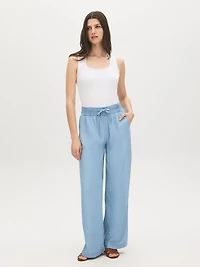 Camisole à encolure carrée avec bordure picot