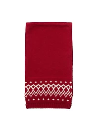 Jacquard Knit Scarf