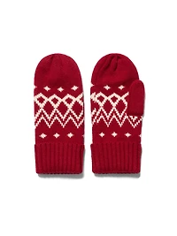 Jacquard Knit Mittens