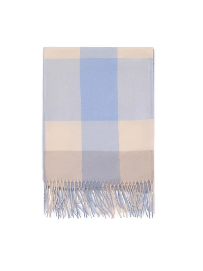 Soft Brushed Check Plaid Scarf