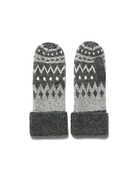 Mitaines en tricot jacquard