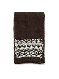 Foulard en tricot jacquard