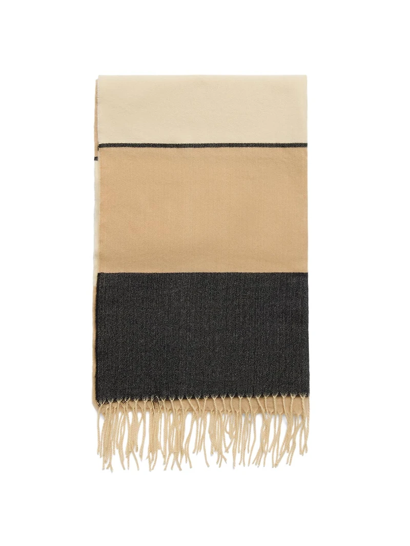 Foulard douillet brossé à bloc de couleur