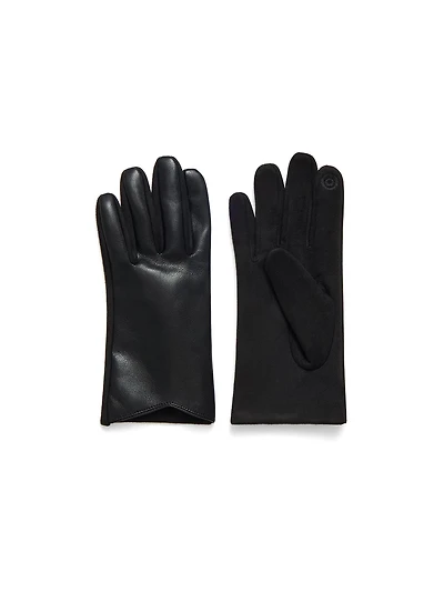 iTouch Faux Leather Gloves