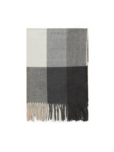 Plaid Print Scarf