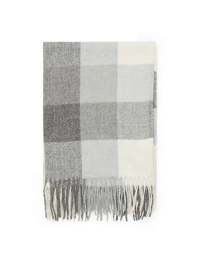 Soft Brushed Checkered Scarf