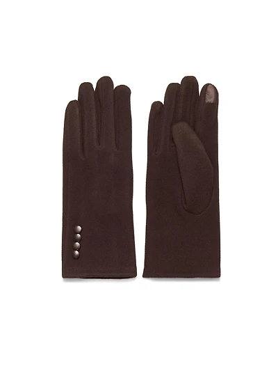Gants tactiles à trois boutons