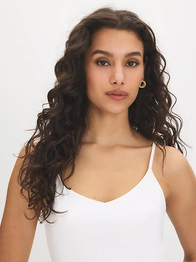 Camisole double épaisseur à bretelles spaghetti