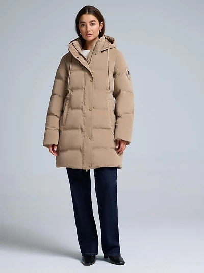 Veste matelassée longue