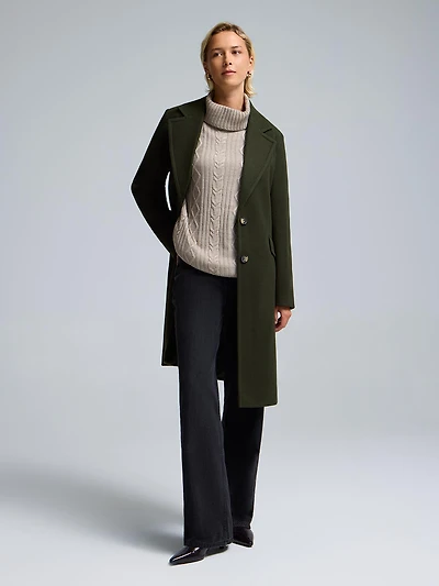 Single-Breasted Car Coat