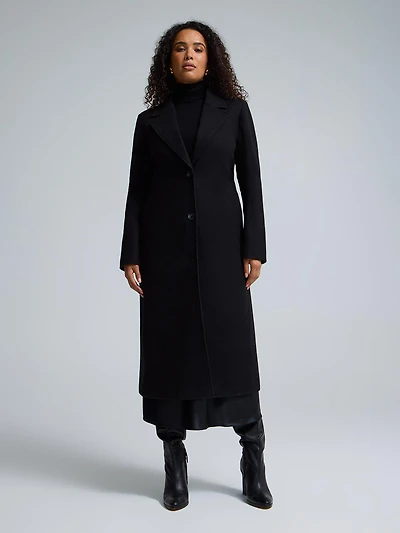 Long Single-Breasted Coat