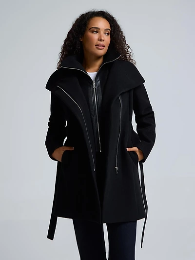 Double-Collar-Faux-Wool-Coat