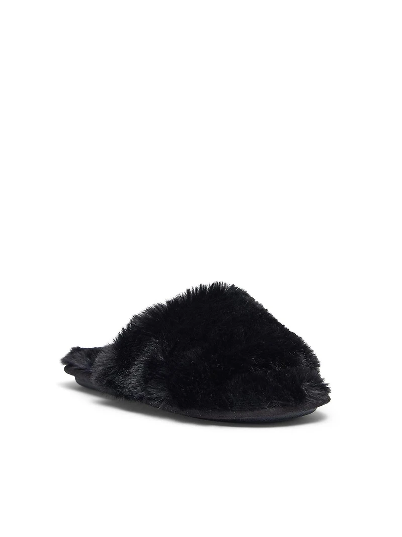 Pantoufles en fausse fourrure