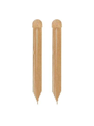 Slinky Chain Statement Earrings