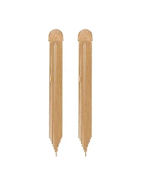 Slinky Chain Statement Earrings