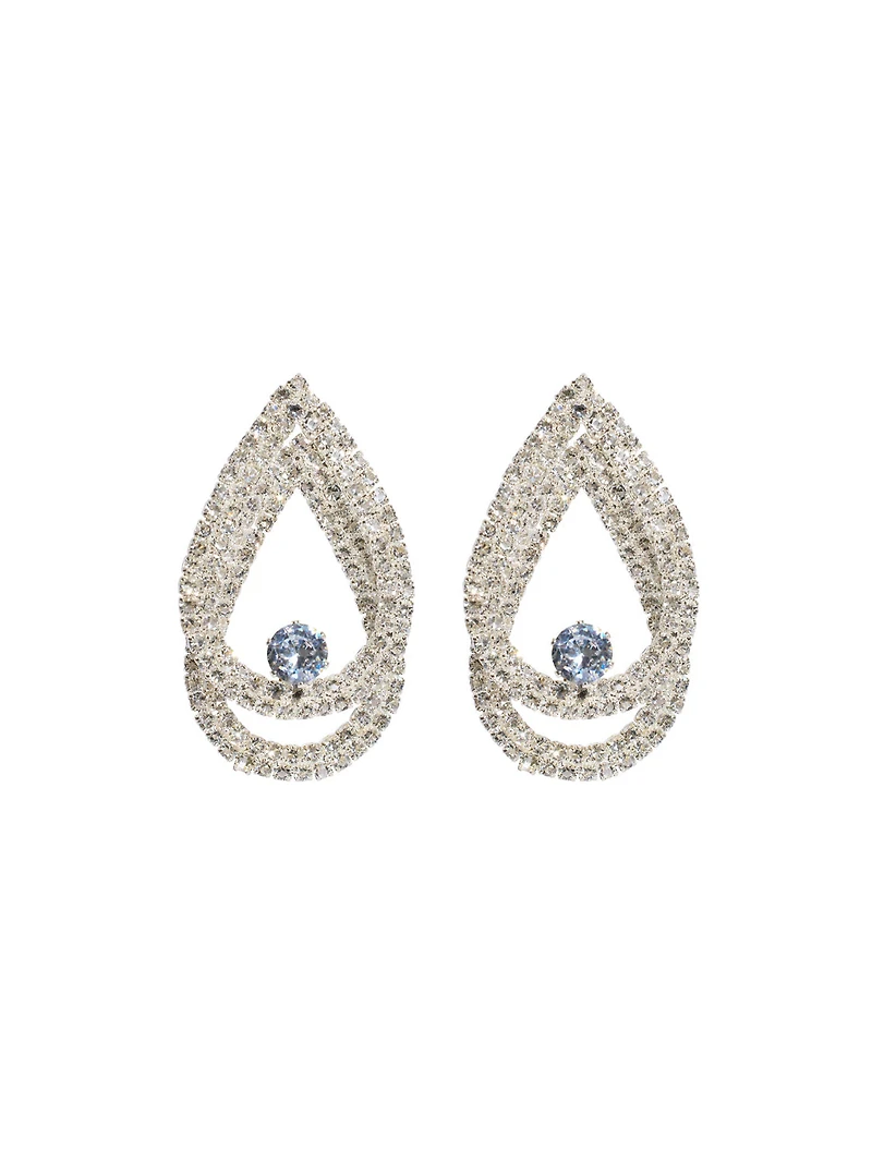 Teardrop Cup Chain Earrings