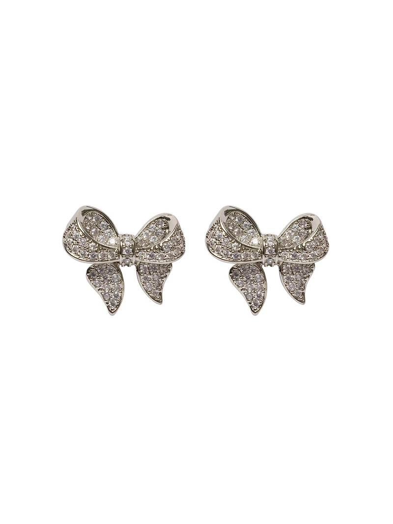 Boucles doreilles pavées avec boucle