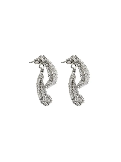 Boucles d'oreilles en cristal à double face
