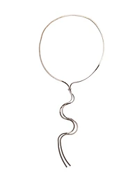 Snake Chain Lariat Necklace