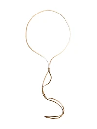 Snake Chain Lariat Necklace