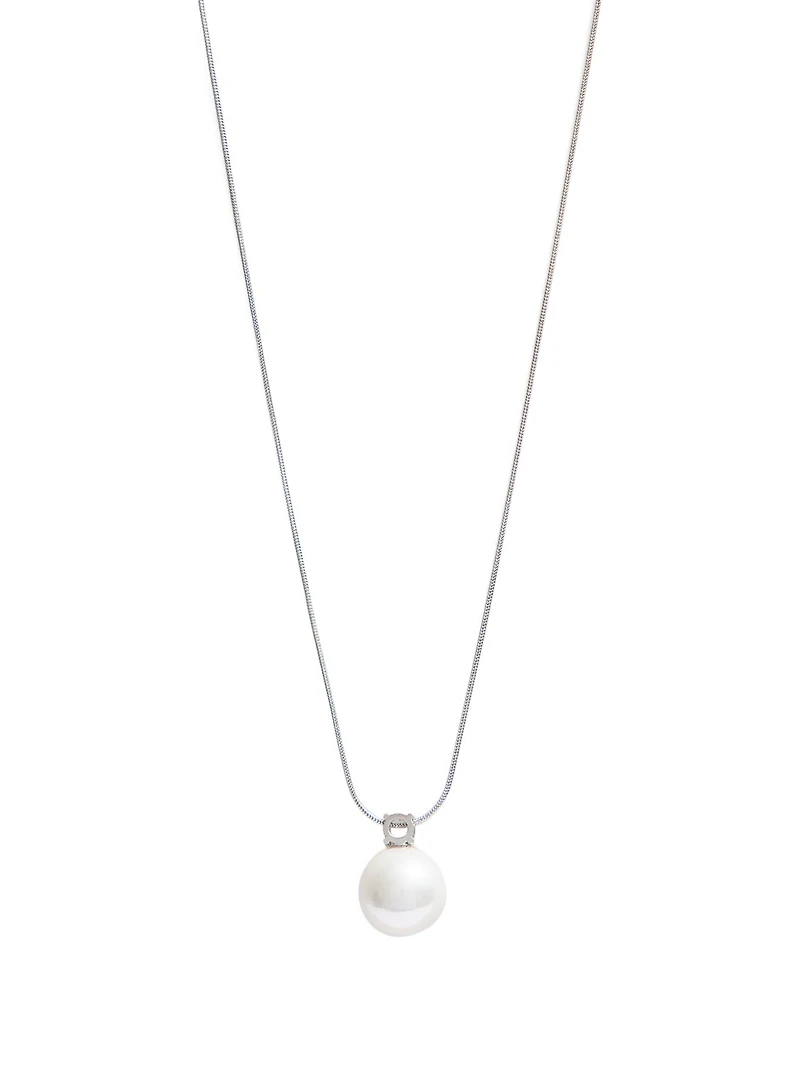 Pearl Drop Slinky Necklace