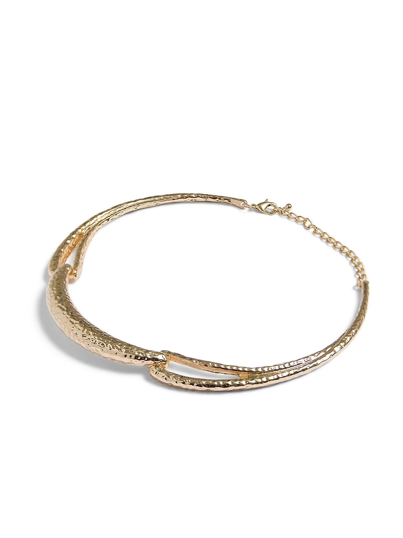 Hammered Collar Necklace