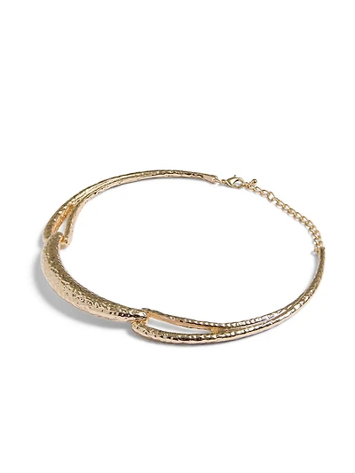 Hammered Collar Necklace