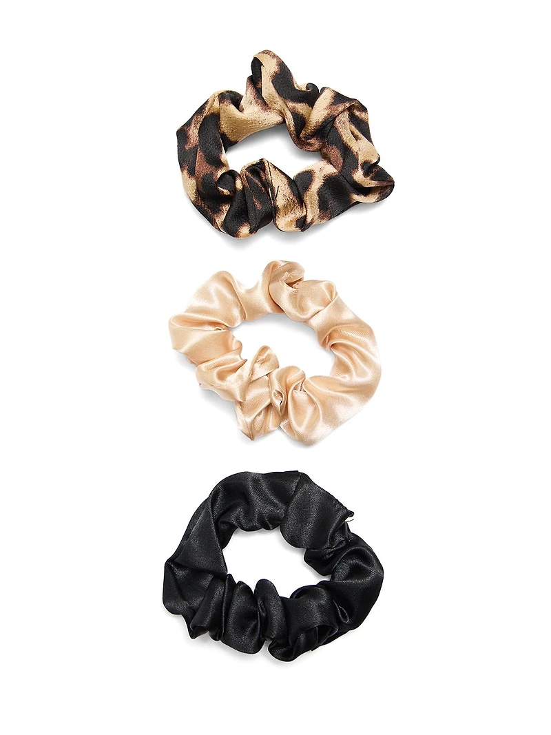Paquet de 3 chouchous en satin