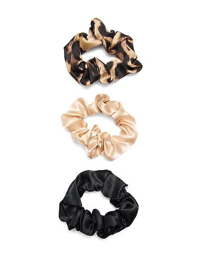 Paquet de 3 chouchous en satin