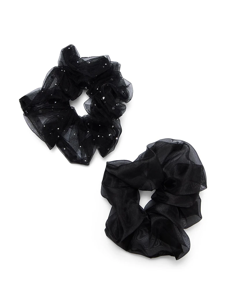 Paquet de 2 chouchous en tulle