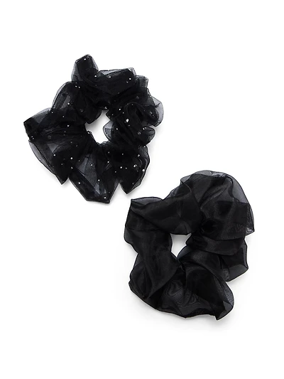 Paquet de 2 chouchous en tulle
