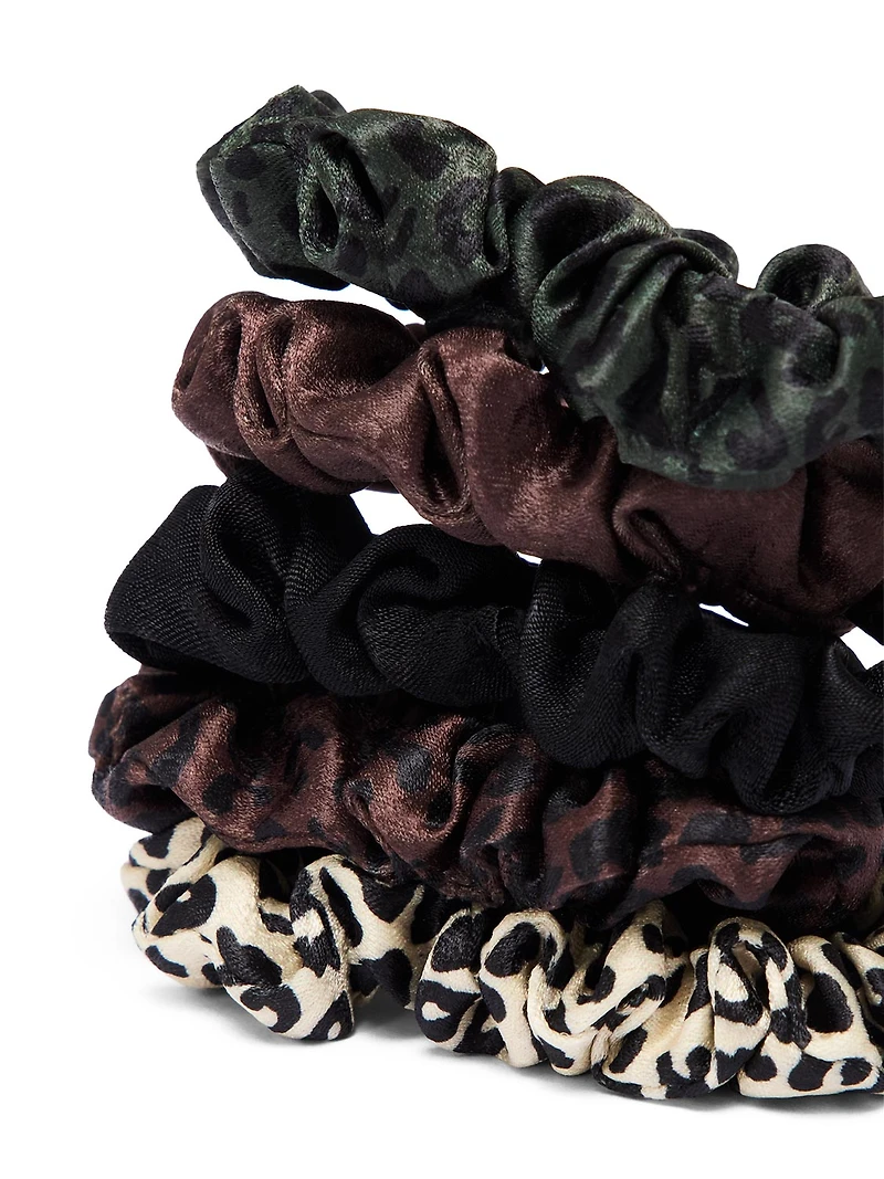 Paquet de 5 chouchous en satin