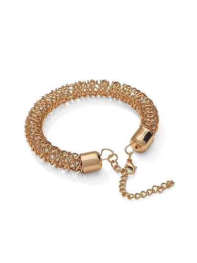 Gold Coil Bracelet