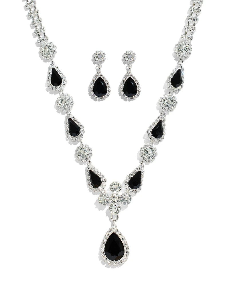 2-Piece Gem Jewelry Set